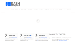 Desktop Screenshot of dashif.org