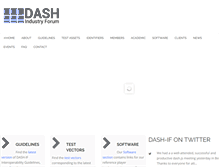 Tablet Screenshot of dashif.org